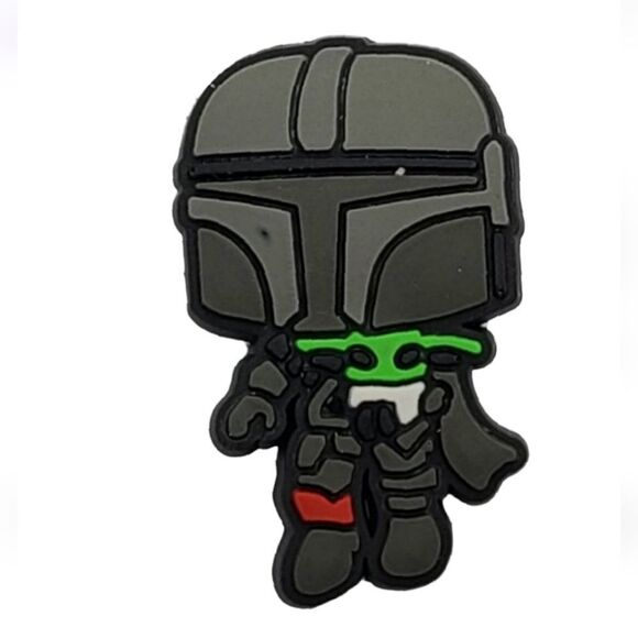 Star Wars Rubber Croc Shoe Charms Variety Pack Bundle Mandalorian Yoda Boba Fett - Picture 2 of 8